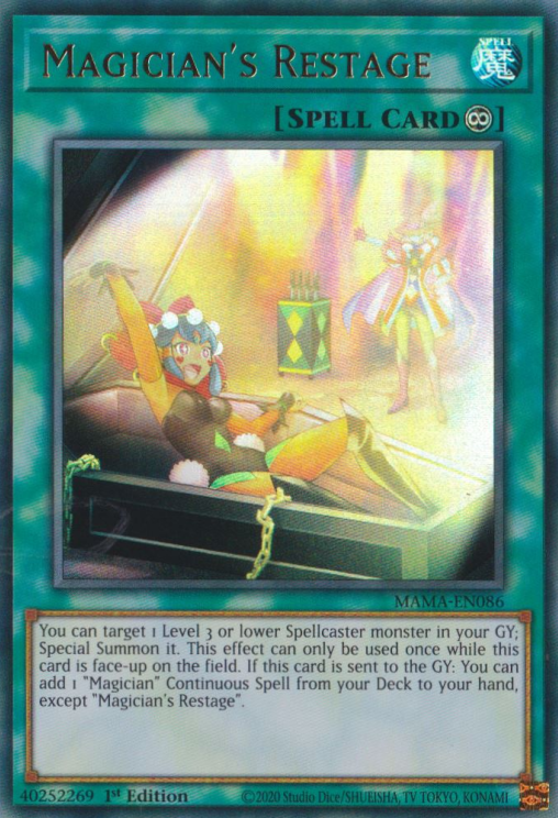 Magician's Restage [MAMA-EN086] Ultra Rare | Exor Games New Glasgow