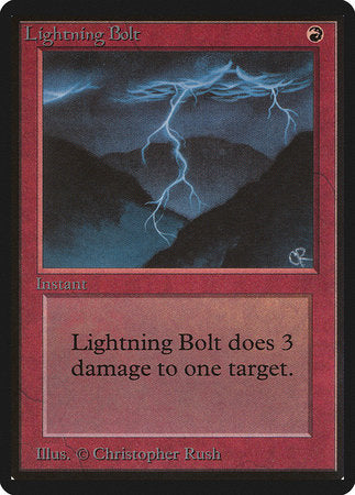 Lightning Bolt [Limited Edition Beta] | Exor Games New Glasgow