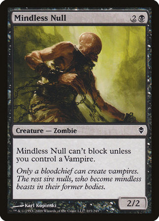 Mindless Null [Zendikar] | Exor Games New Glasgow
