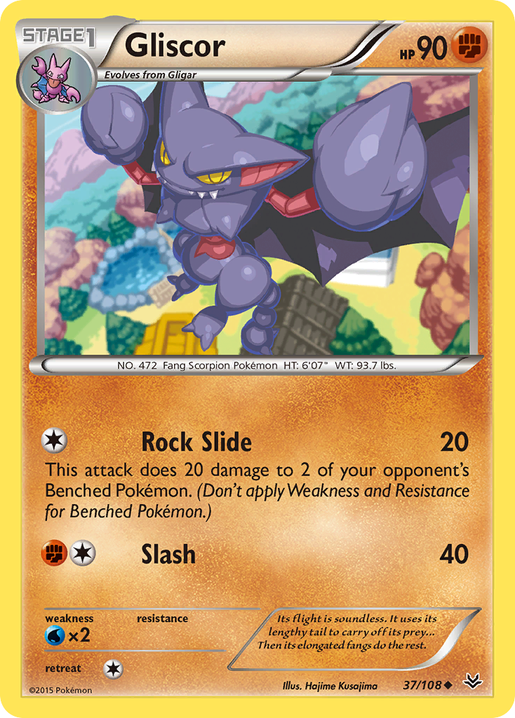 Gliscor (37/108) [XY: Roaring Skies] | Exor Games New Glasgow