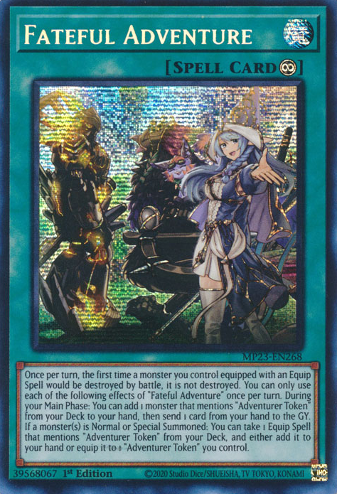 Fateful Adventure [MP23-EN268] Prismatic Secret Rare | Exor Games New Glasgow