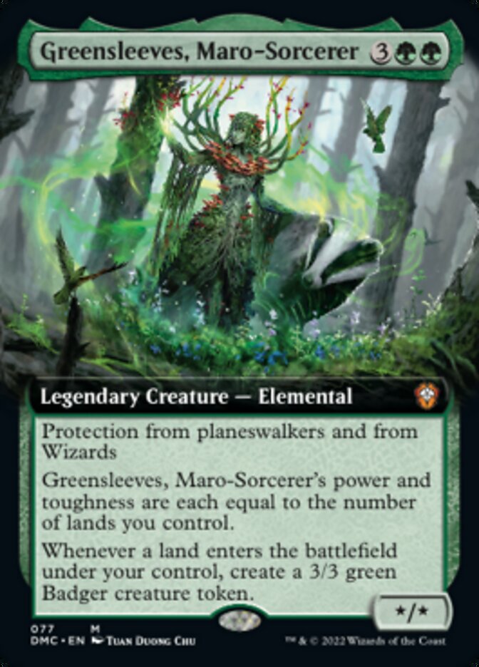 Greensleeves, Maro-Sorcerer (Extended Art) [Dominaria United Commander] | Exor Games New Glasgow