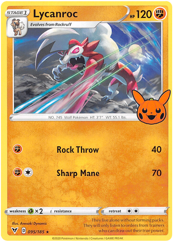 Lycanroc (095/185) [Trick or Trade 2023] | Exor Games New Glasgow