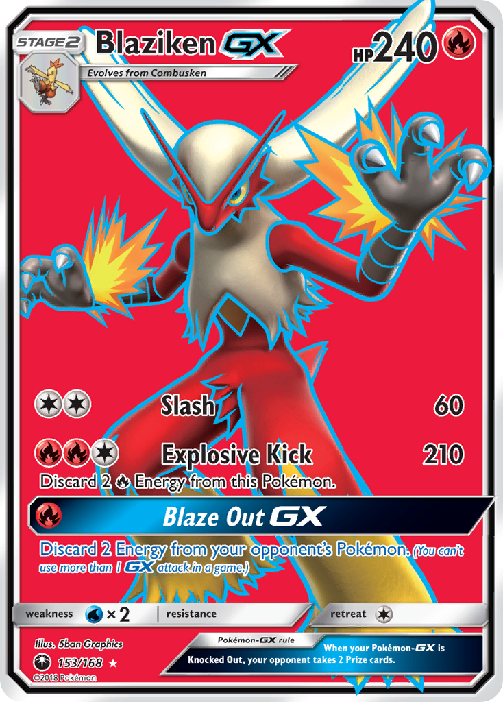 Blaziken GX (153/168) [Sun & Moon: Celestial Storm] | Exor Games New Glasgow