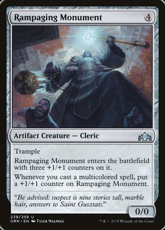 Rampaging Monument [Guilds of Ravnica] | Exor Games New Glasgow