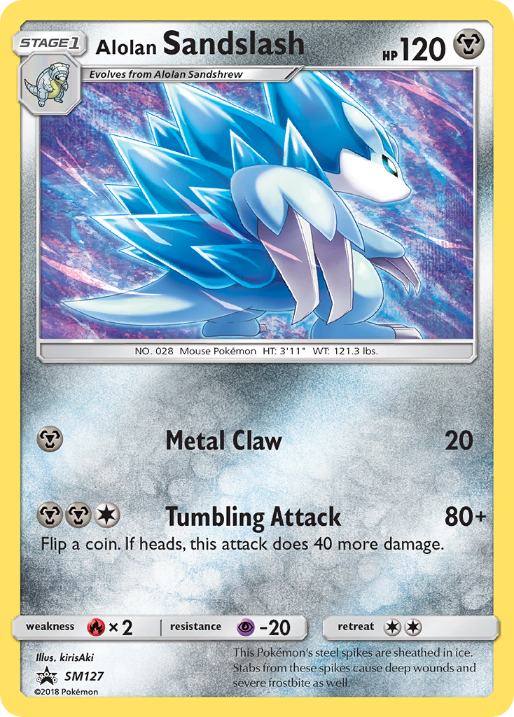 Alolan Sandslash (SM127) [Sun & Moon: Black Star Promos] | Exor Games New Glasgow