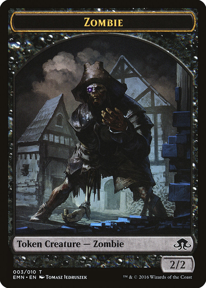 Zombie (003/010) [Eldritch Moon Tokens] | Exor Games New Glasgow