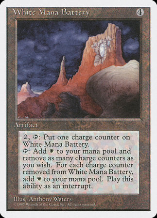 White Mana Battery [Fourth Edition] | Exor Games New Glasgow