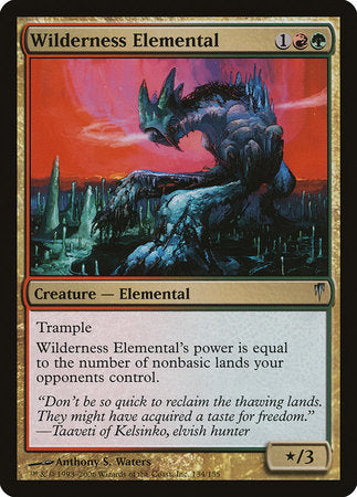 Wilderness Elemental [Coldsnap] | Exor Games New Glasgow