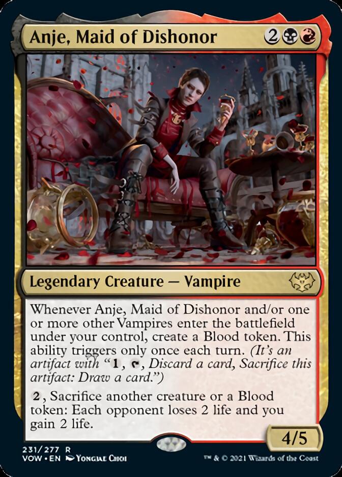 Anje, Maid of Dishonor [Innistrad: Crimson Vow] | Exor Games New Glasgow