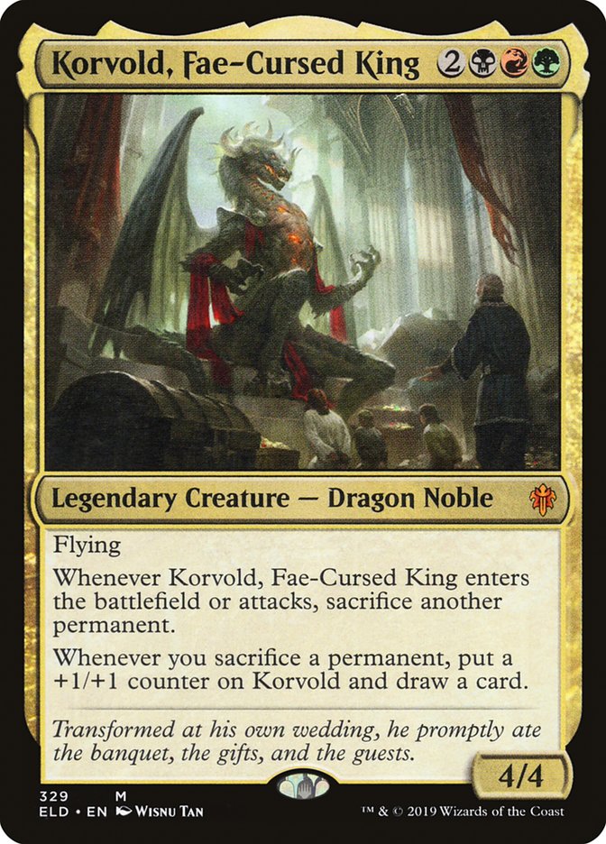 Korvold, Fae-Cursed King [Throne of Eldraine] | Exor Games New Glasgow