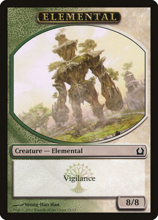 Elemental Token (Green/White) [Return to Ravnica Tokens] | Exor Games New Glasgow