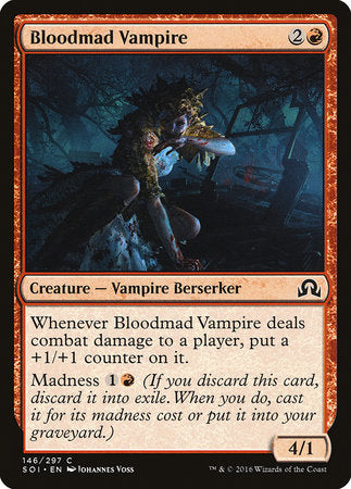 Bloodmad Vampire [Shadows over Innistrad] | Exor Games New Glasgow