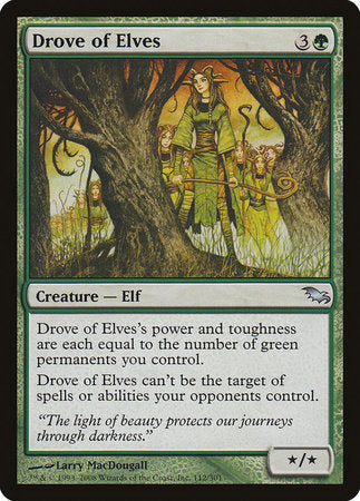 Drove of Elves [Shadowmoor] | Exor Games New Glasgow