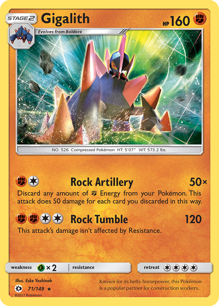 Gigalith (71/149) [Sun & Moon: Base Set] | Exor Games New Glasgow