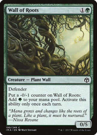 Wall of Roots [Iconic Masters] | Exor Games New Glasgow