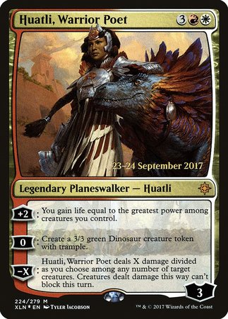 Huatli, Warrior Poet [Ixalan Promos] | Exor Games New Glasgow