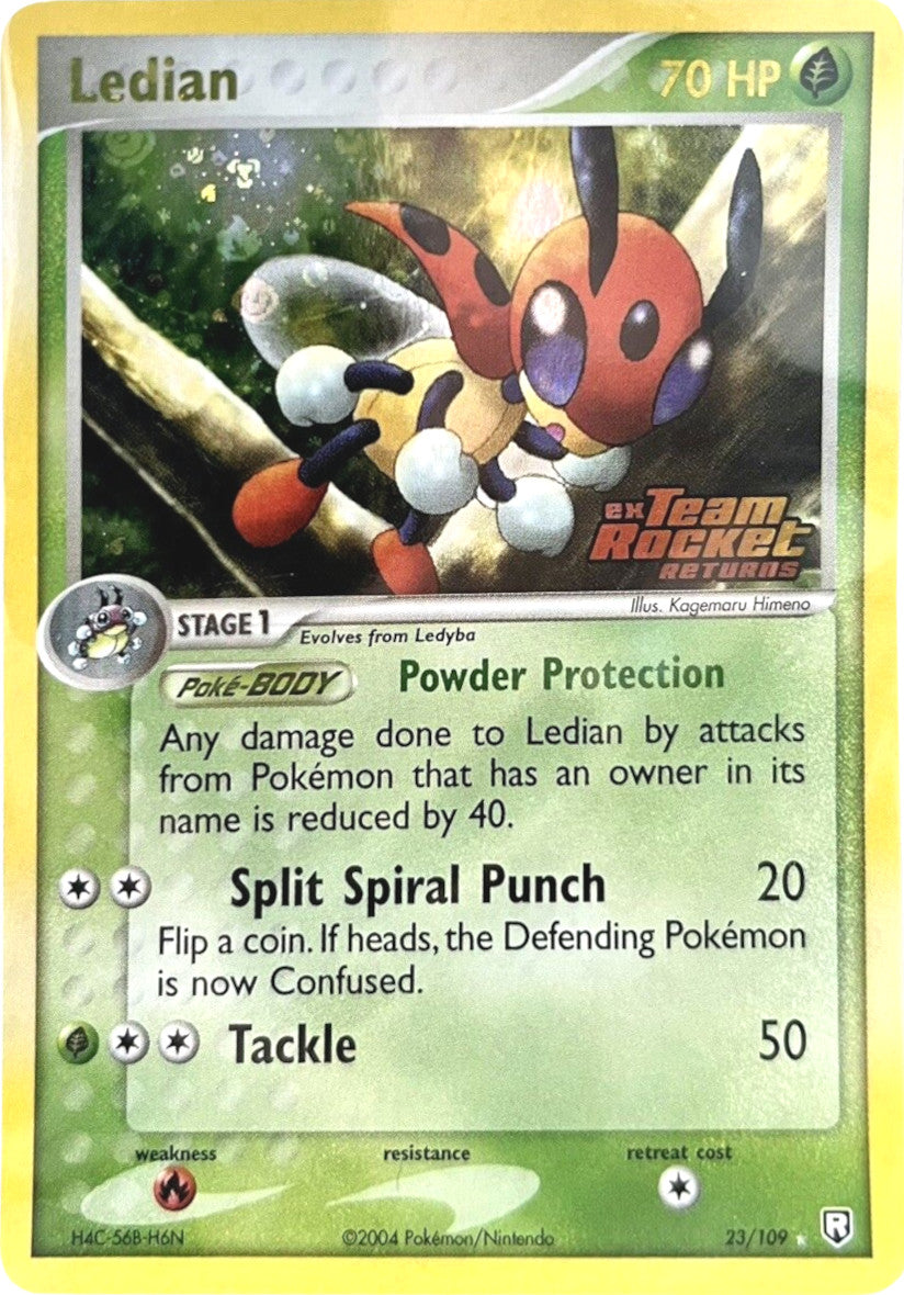 Ledian (23/109) (Stamped) [EX: Team Rocket Returns] | Exor Games New Glasgow