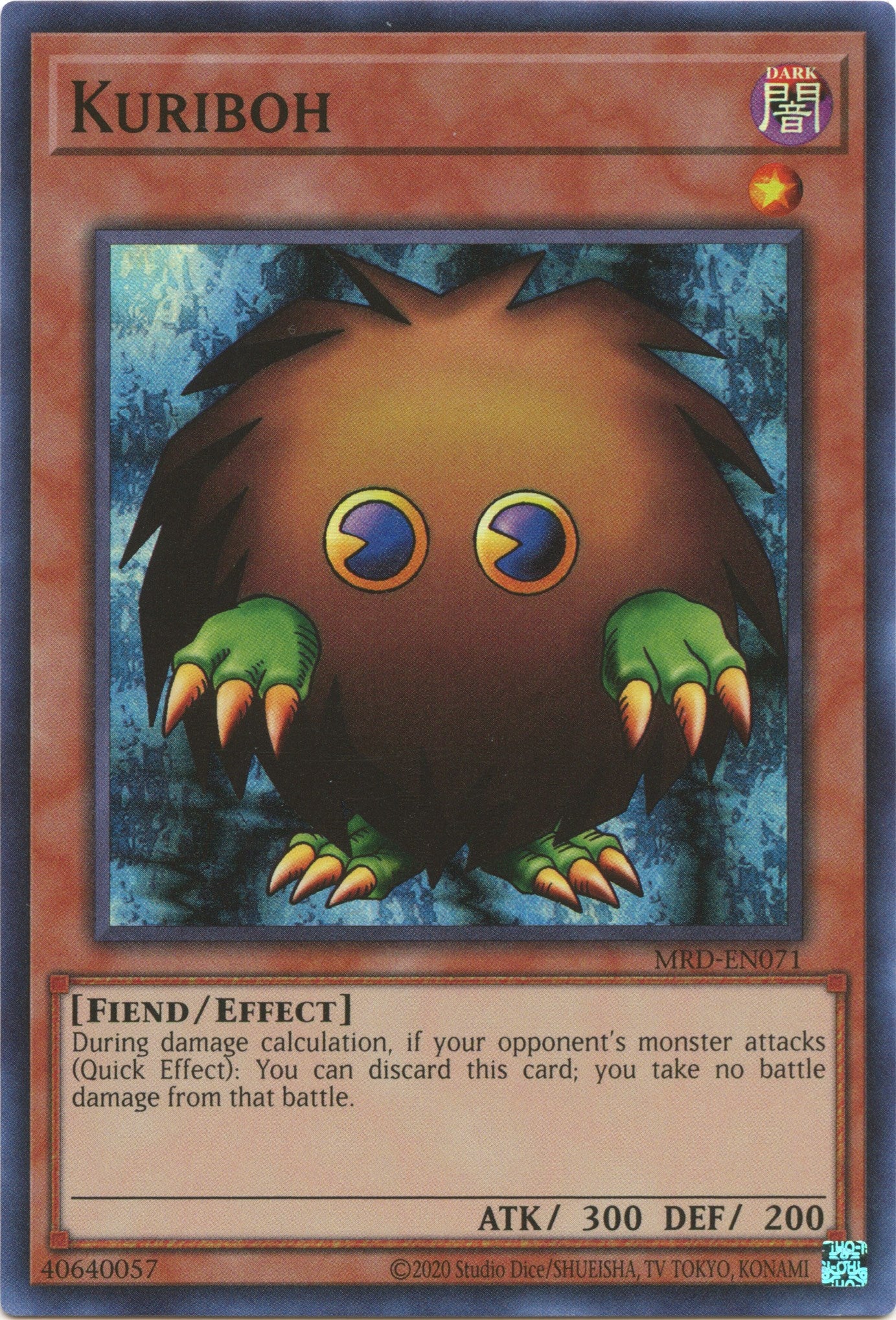 Kuriboh (25th Anniversary) [MRD-EN071] Super Rare | Exor Games New Glasgow