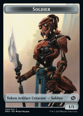 Powerstone // Soldier (009) Double-Sided Token [The Brothers' War Tokens] | Exor Games New Glasgow