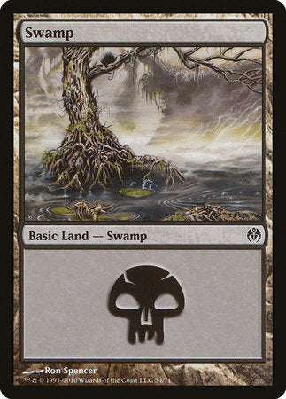 Swamp (34) [Duel Decks: Phyrexia vs. the Coalition] | Exor Games New Glasgow