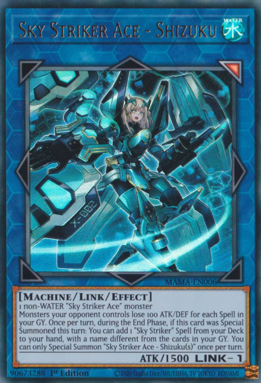 Sky Striker Ace - Shizuku [MAMA-EN006] Ultra Rare | Exor Games New Glasgow