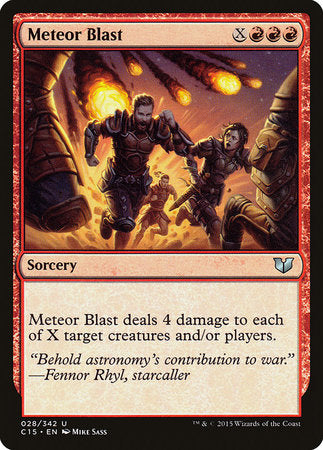 Meteor Blast [Commander 2015] | Exor Games New Glasgow