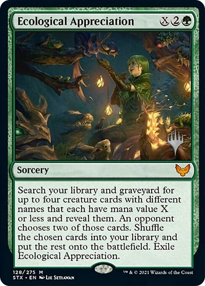 Ecological Appreciation (Promo Pack) [Strixhaven: School of Mages Promos] | Exor Games New Glasgow