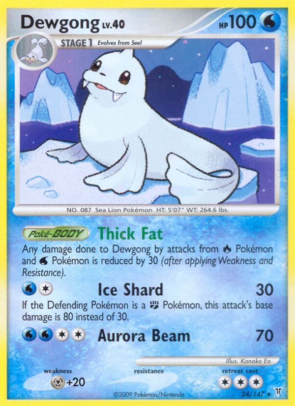 Dewgong (24/147) [Platinum: Supreme Victors] | Exor Games New Glasgow