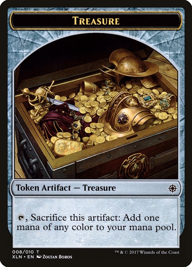 Treasure (008/010) [Ixalan Tokens] | Exor Games New Glasgow