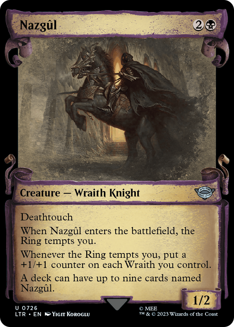 Nazgul (0726) [The Lord of the Rings: Tales of Middle-Earth Showcase Scrolls] | Exor Games New Glasgow