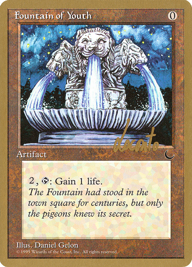 Fountain of Youth (Michael Loconto) [Pro Tour Collector Set] | Exor Games New Glasgow