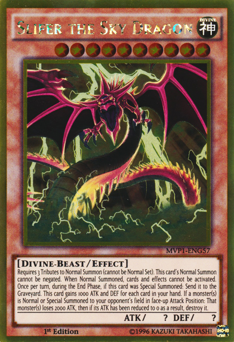 Slifer the Sky Dragon [MVP1-ENG57] Gold Rare | Exor Games New Glasgow