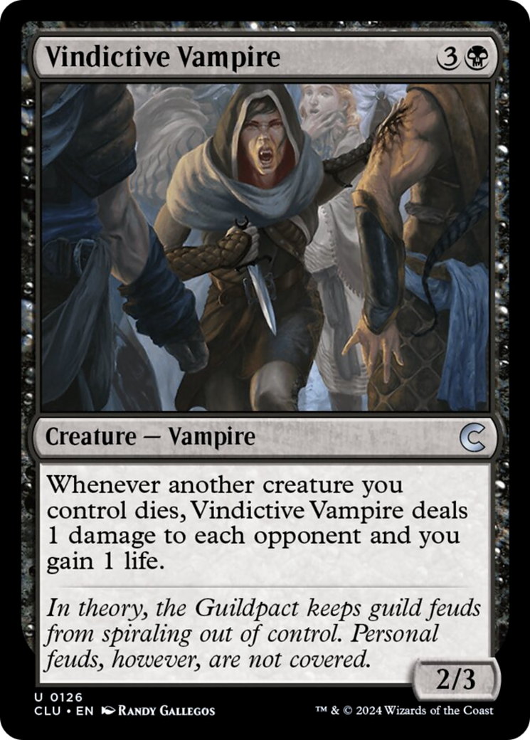 Vindictive Vampire [Ravnica: Clue Edition] | Exor Games New Glasgow