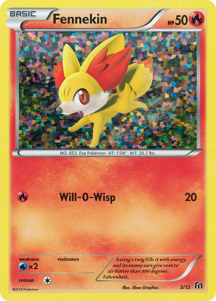 Fennekin (3/12) [McDonald's Promos: 2014 Collection] | Exor Games New Glasgow