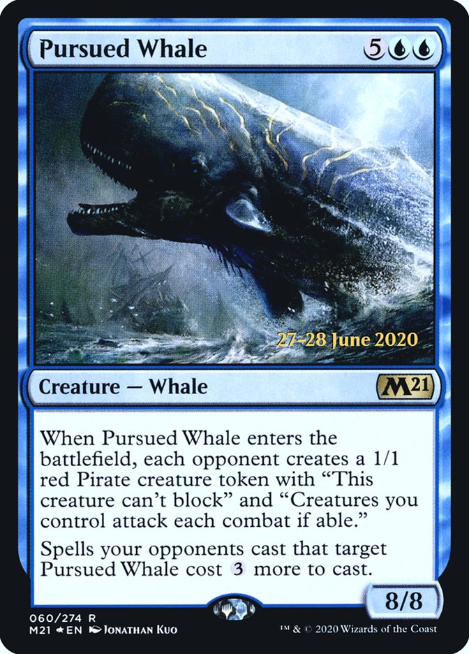 Pursued Whale  [Core Set 2021 Prerelease Promos] | Exor Games New Glasgow