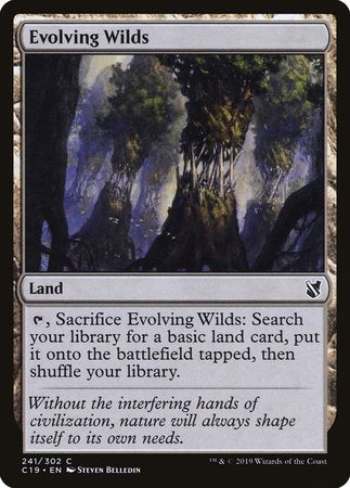 Evolving Wilds [Commander 2019] | Exor Games New Glasgow