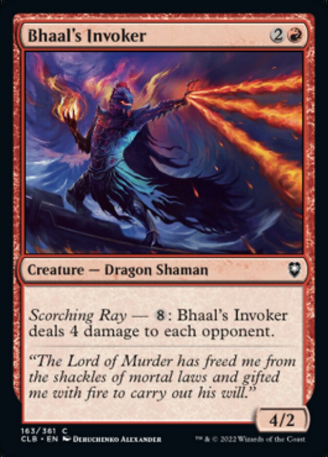 Bhaal's Invoker [Commander Legends: Battle for Baldur's Gate] | Exor Games New Glasgow