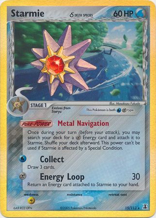 Starmie (15/113) (Delta Species) (Stamped) [EX: Delta Species] | Exor Games New Glasgow