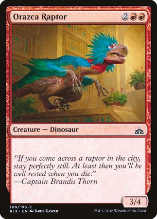 Orazca Raptor [Rivals of Ixalan] | Exor Games New Glasgow