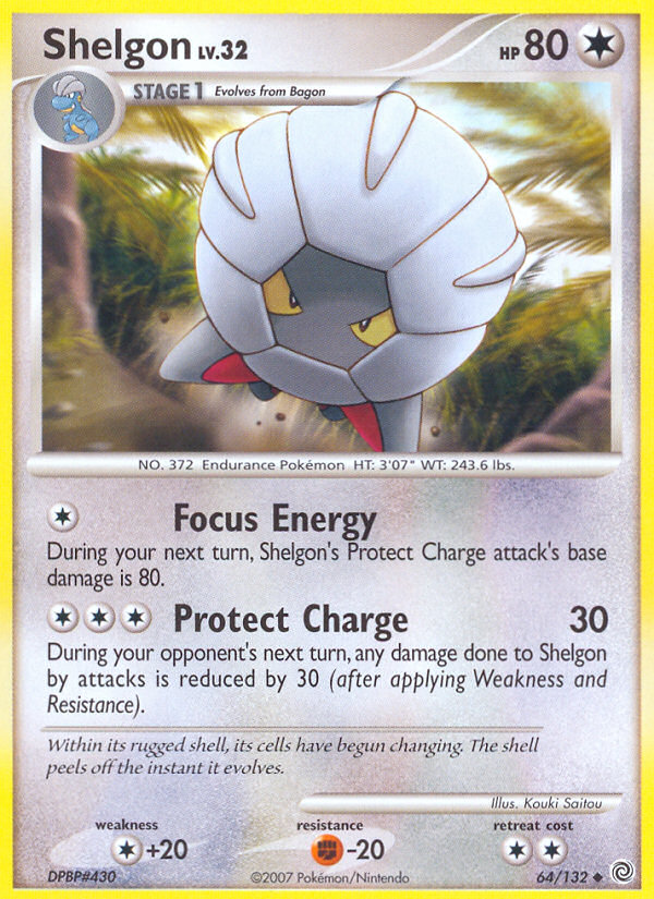 Shelgon (64/132) [Diamond & Pearl: Secret Wonders] | Exor Games New Glasgow