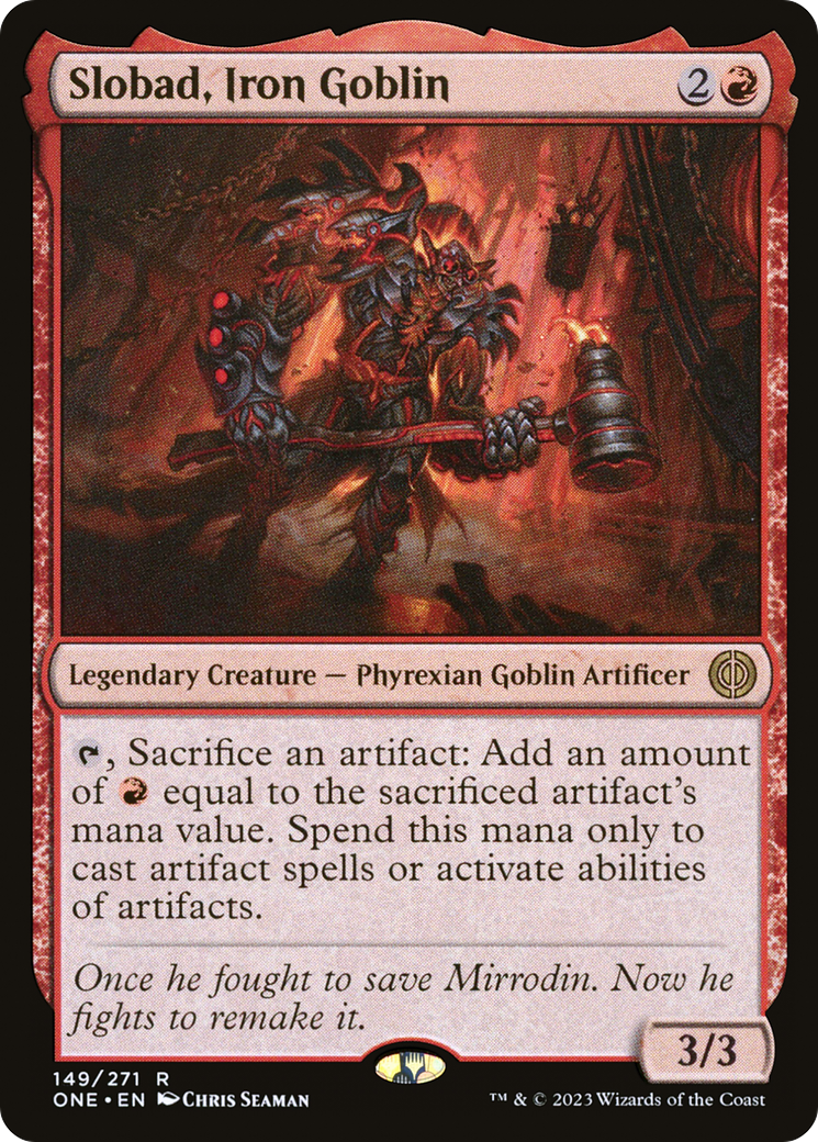 Slobad, Iron Goblin [Phyrexia: All Will Be One] | Exor Games New Glasgow