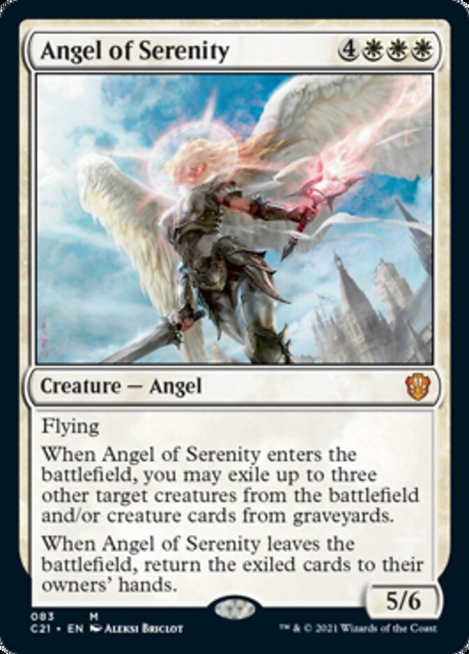 Angel of Serenity [Commander 2021] | Exor Games New Glasgow