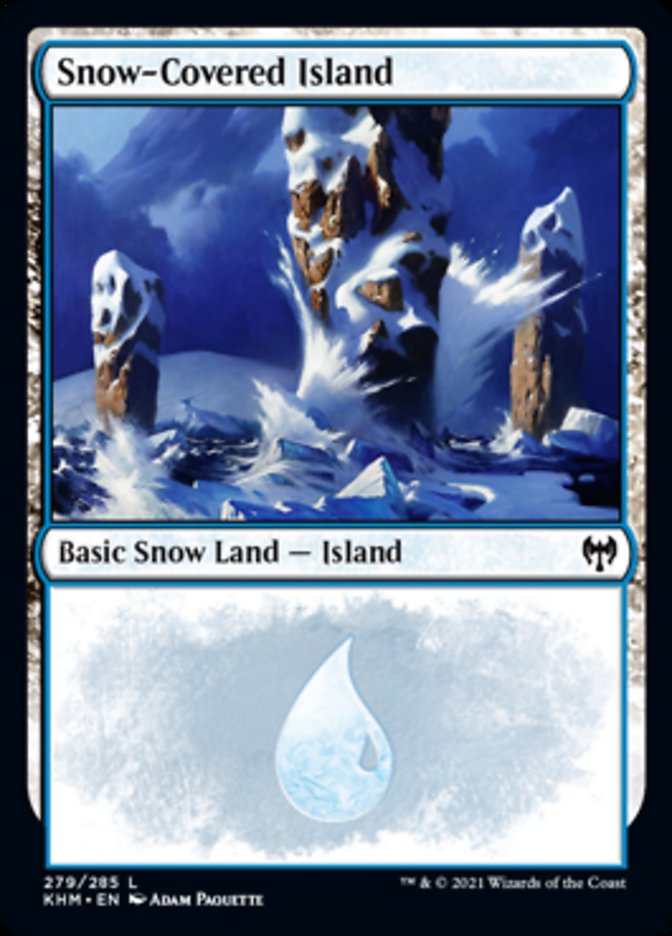 Snow-Covered Island (279) [Kaldheim] | Exor Games New Glasgow