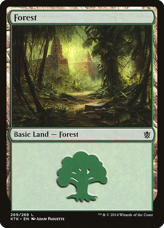 Forest (269) [Khans of Tarkir] | Exor Games New Glasgow