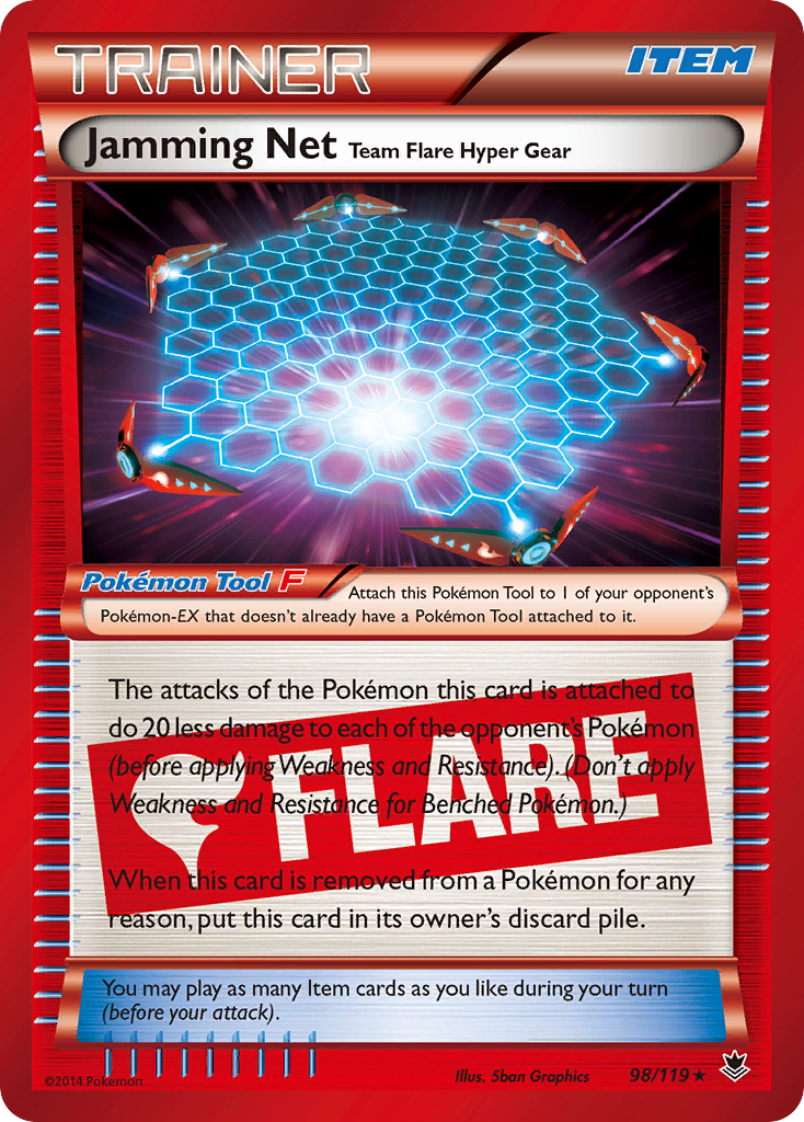 Jamming Net Team Flare Hyper Gear (98/119) [XY: Phantom Forces] | Exor Games New Glasgow