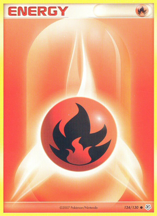 Fire Energy (124/130) [Diamond & Pearl: Base Set] | Exor Games New Glasgow