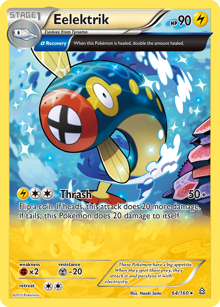 Eelektrik (64/160) [XY: Primal Clash] | Exor Games New Glasgow