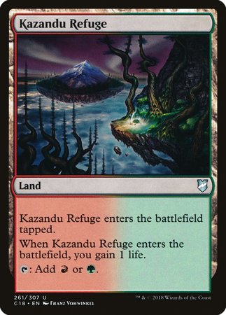 Kazandu Refuge [Commander 2018] | Exor Games New Glasgow