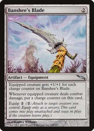 Banshee's Blade [Mirrodin] | Exor Games New Glasgow